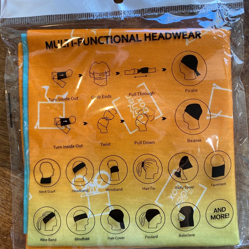 Runner’s box headband